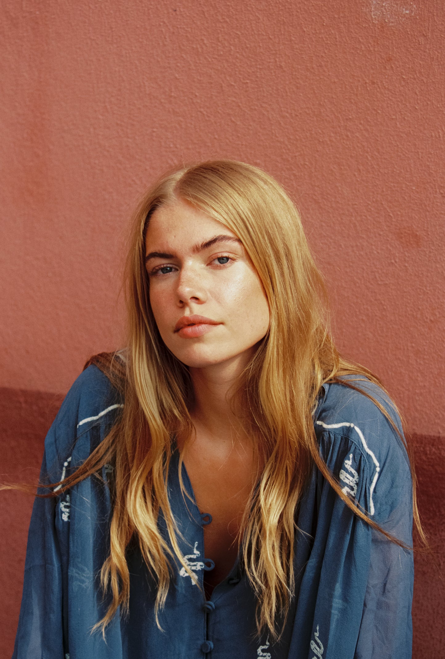 SERPENTINE EMBROIDERED SHIRT