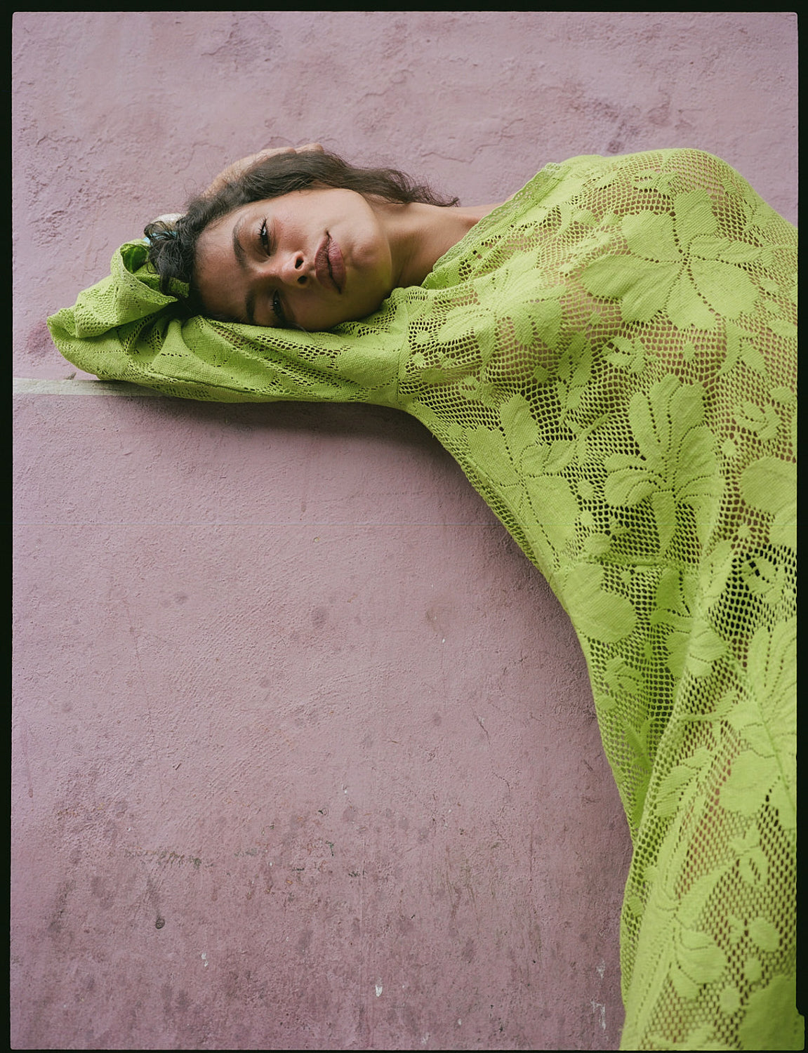 NOVA LACE CHERRY MAXI DRESS