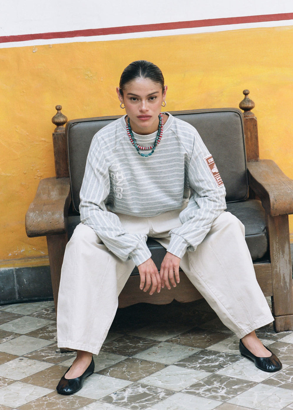 Smoke Stripe Med Jumper