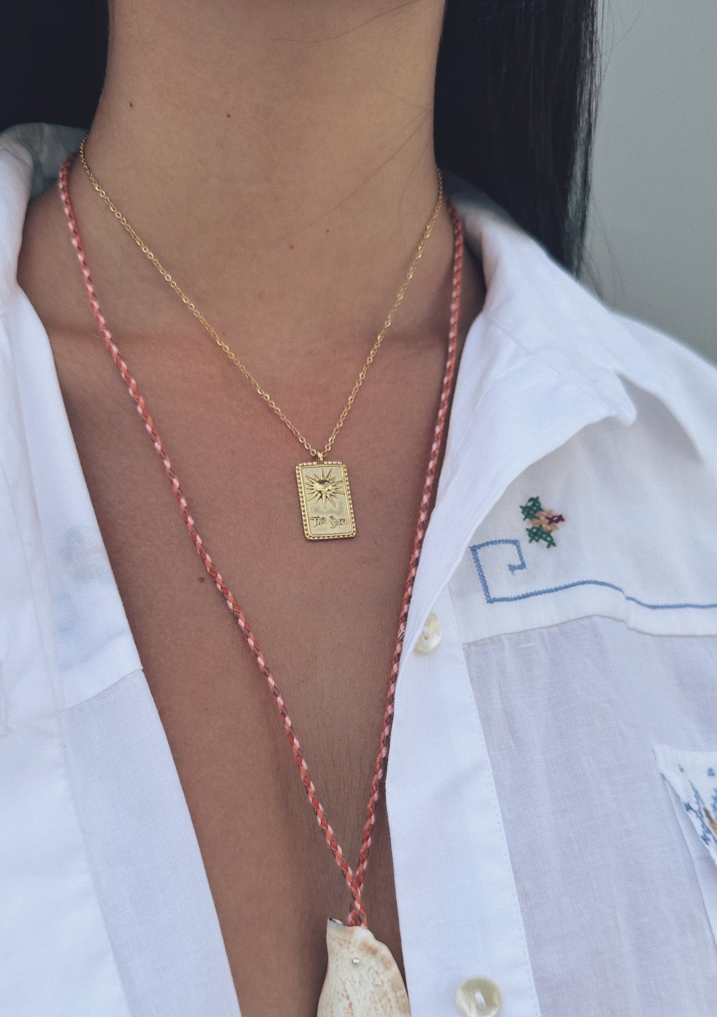 THE SUN CHARM NECKLACE