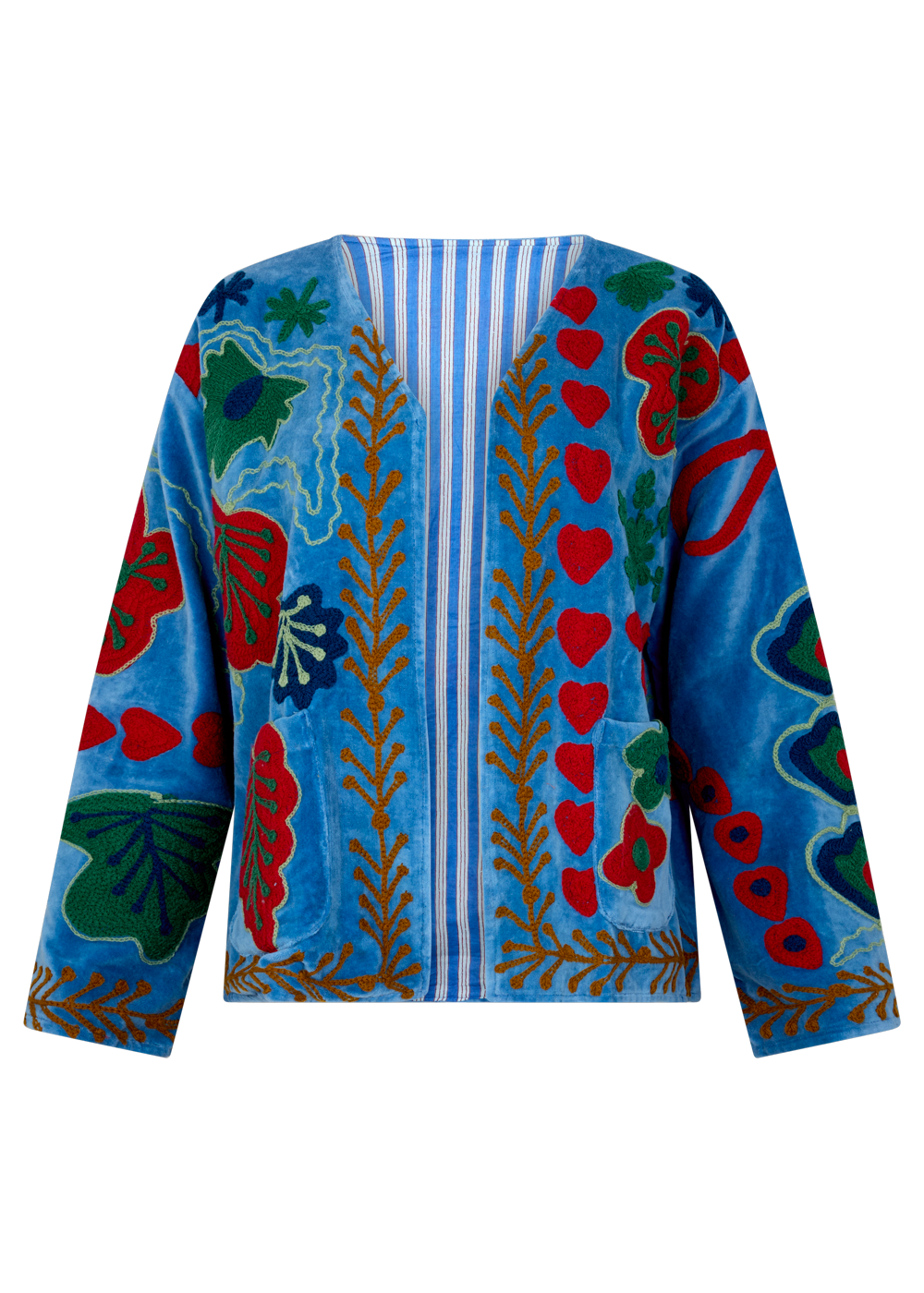 KC SOURCED ARTISANAL EMBROIDERED JACKET