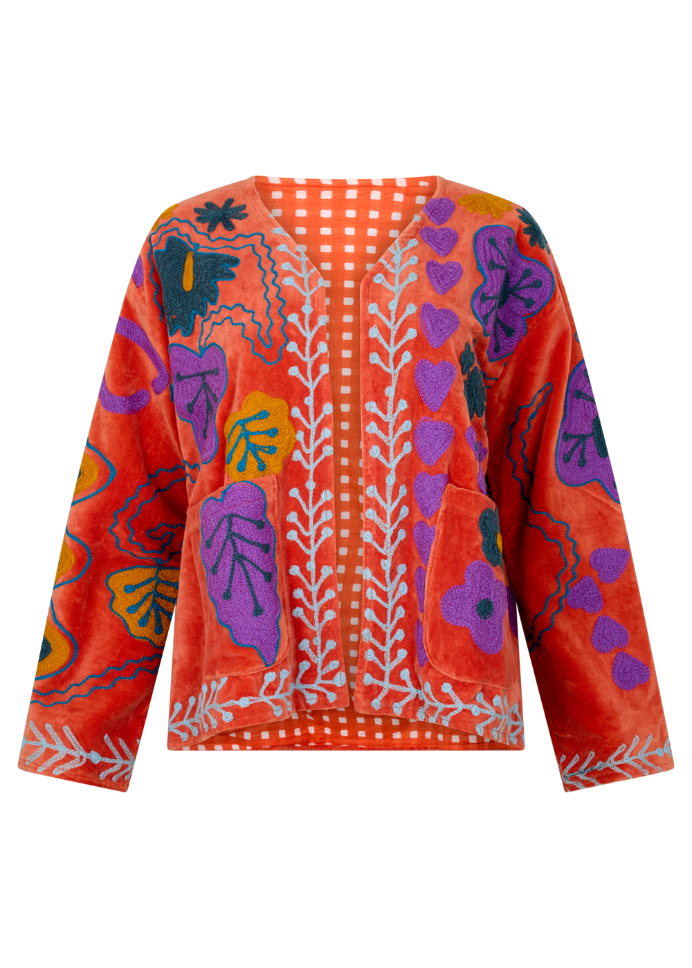 KC SOURCED ARTISANAL EMBROIDERED JACKET