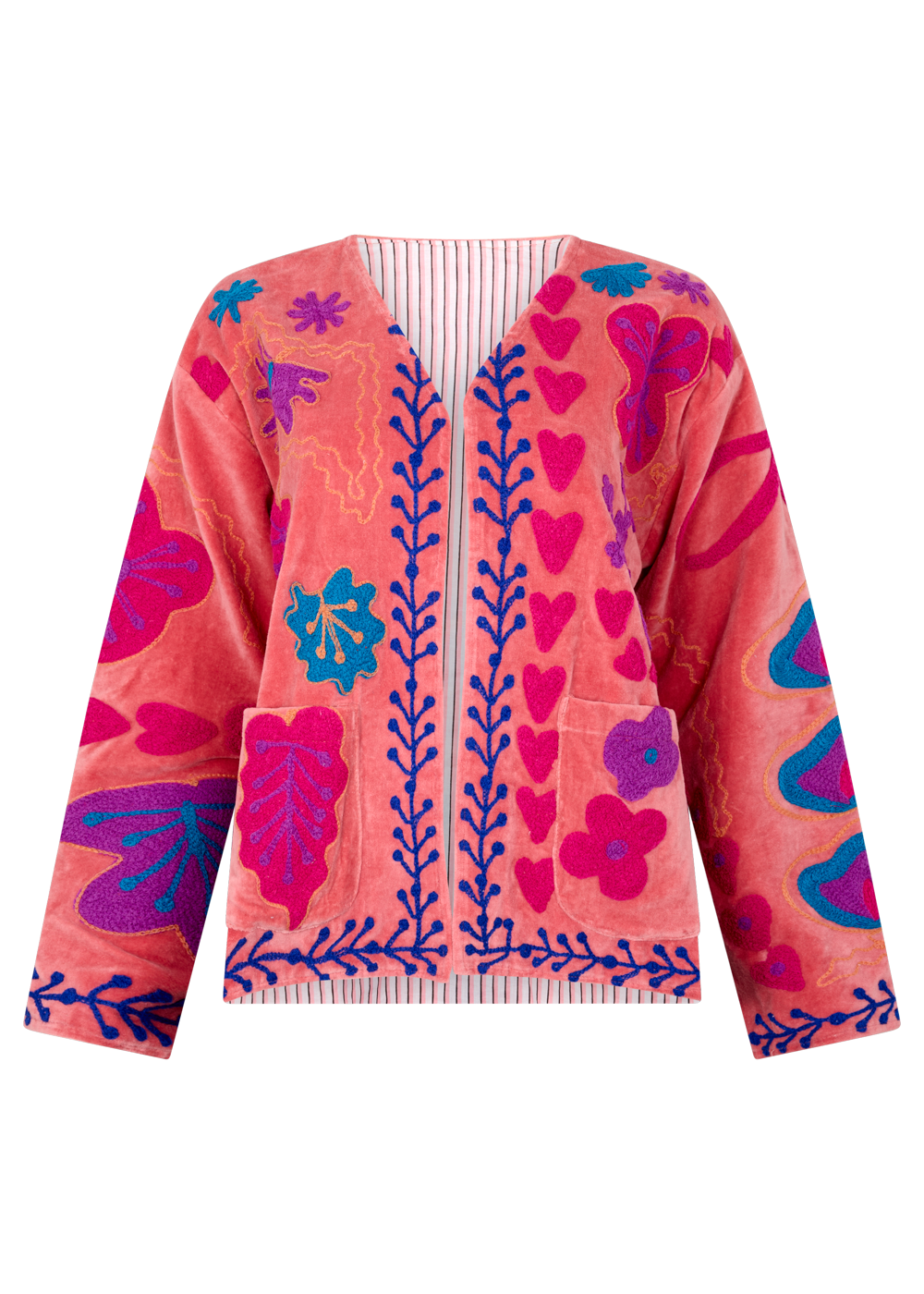 KC SOURCED ARTISANAL EMBROIDERED JACKET