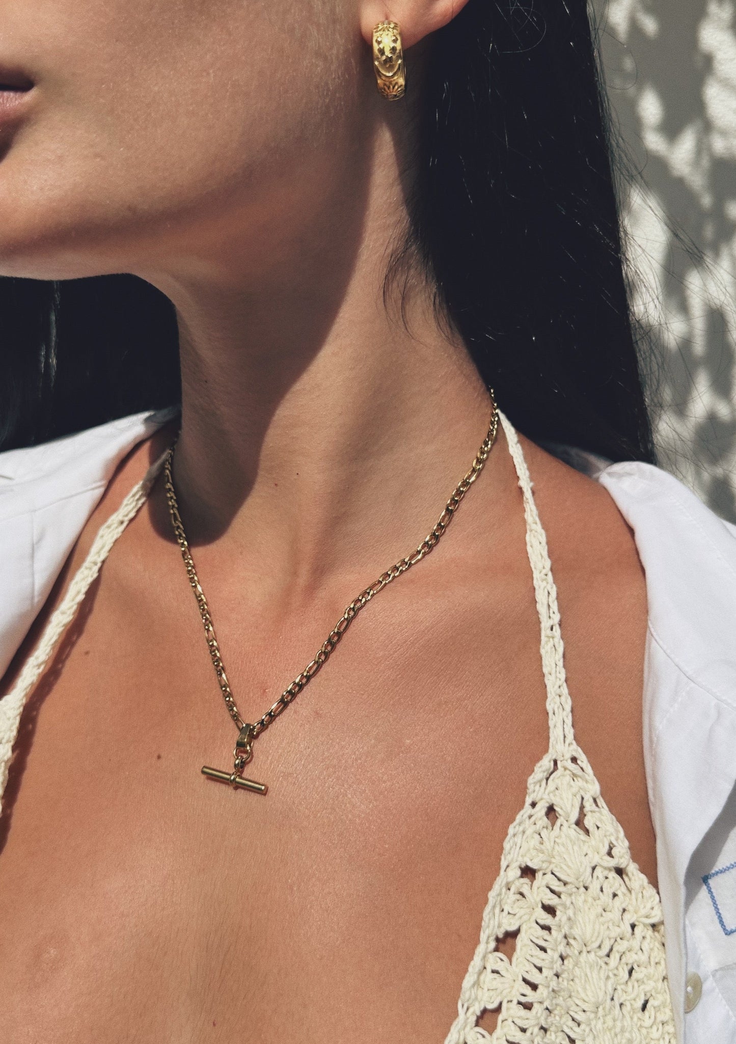 NANNI GOLD FOB CHAIN NECKLACE