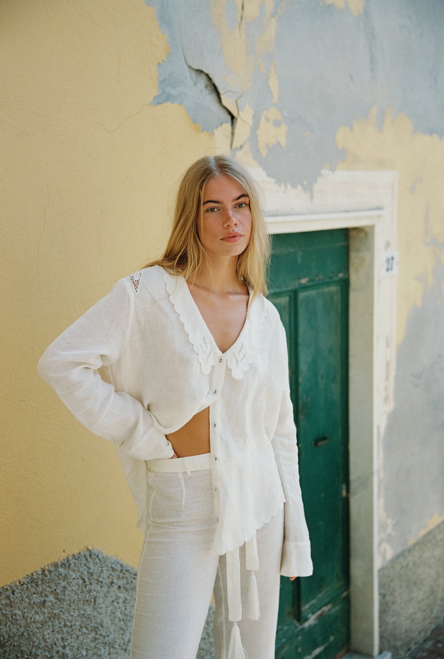 EMPRESS CUTWORK SHIRT