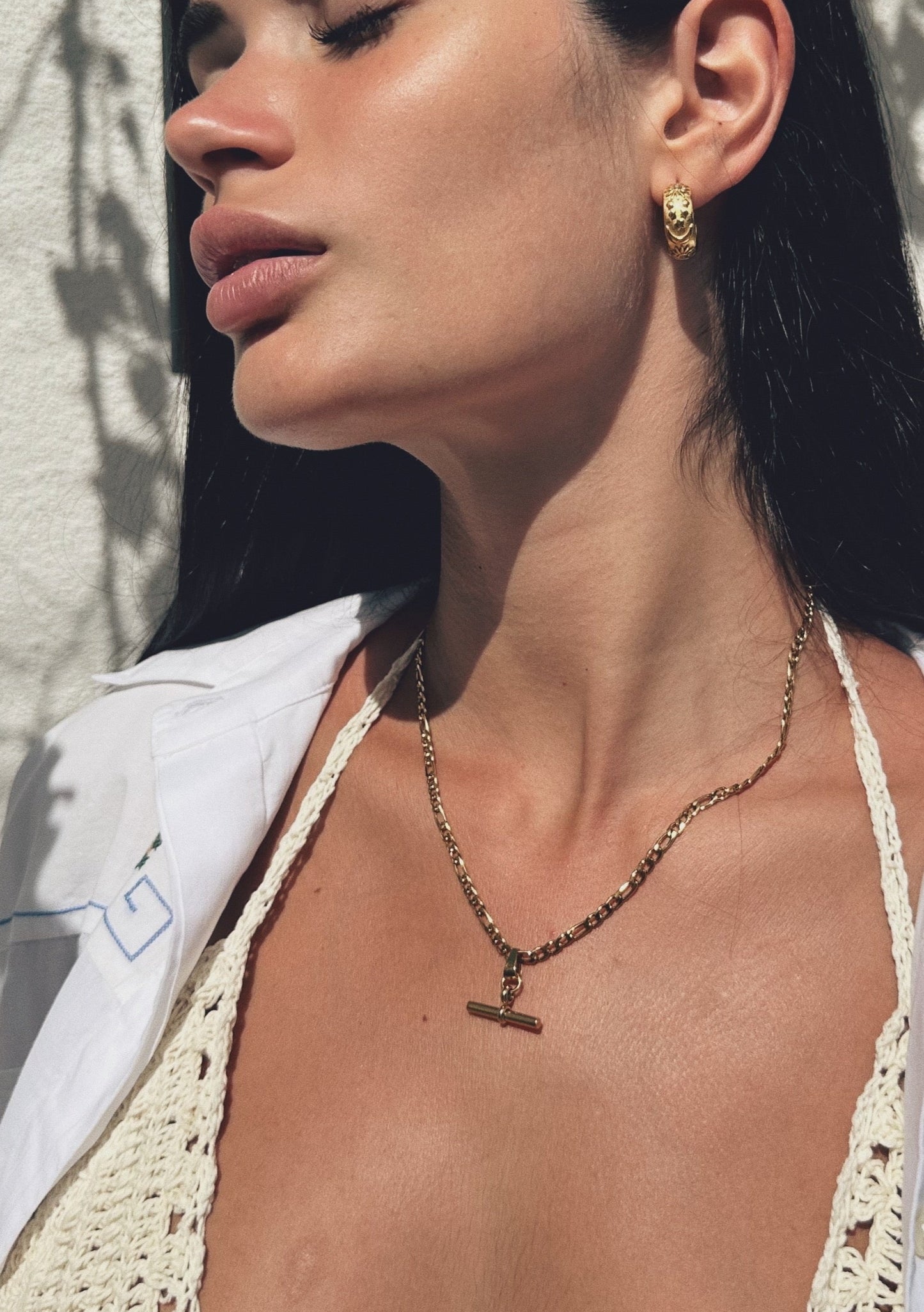 NANNI GOLD FOB CHAIN NECKLACE