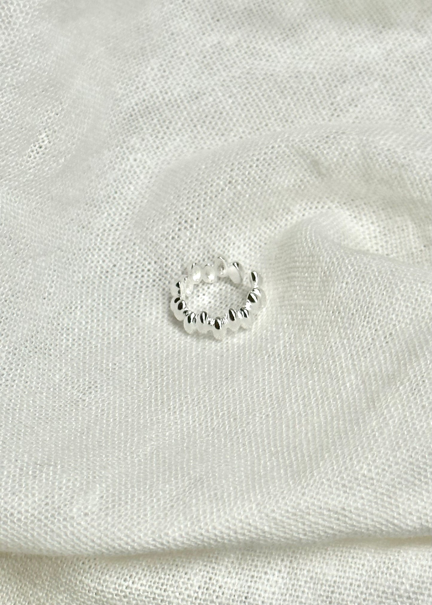 DIVER SILVER EAR CUFF
