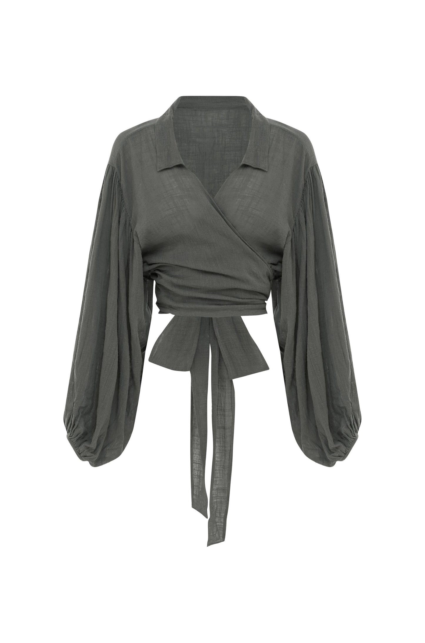 ODE WRAP BLOUSE