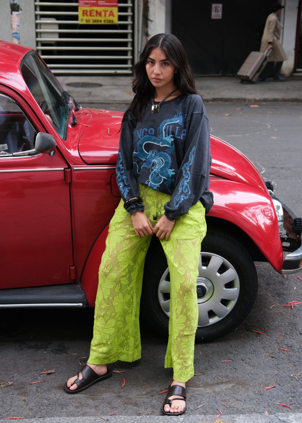 Rex Dragon Roses Ls Tee