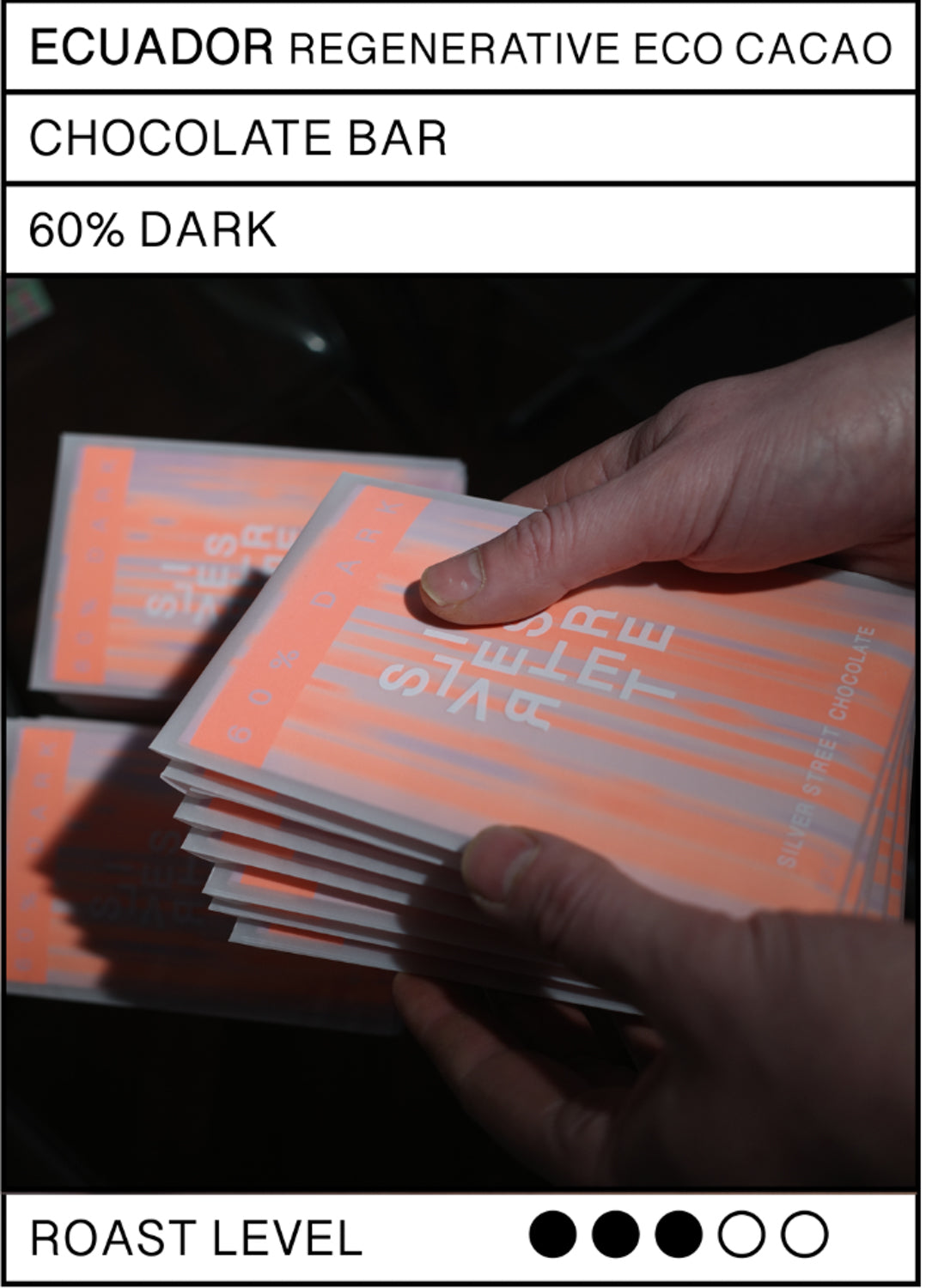 SILVERS STREET 60% DARK CHOCOLATE