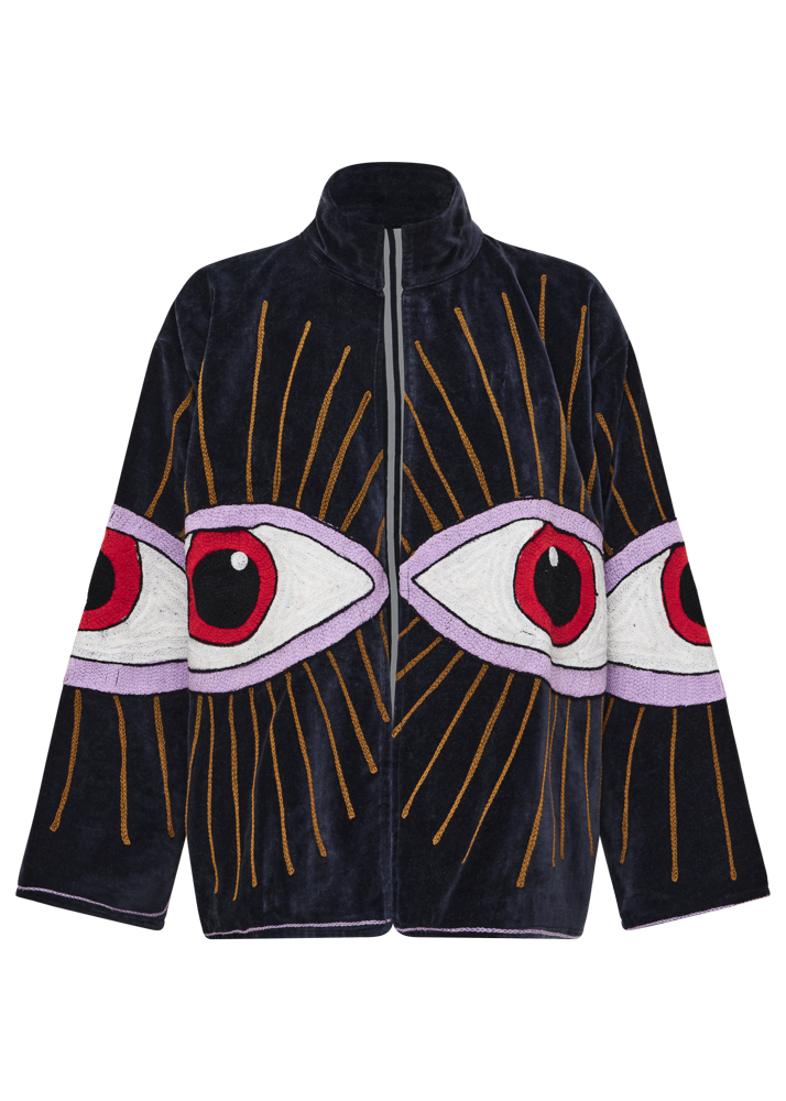 KC SOURCED ARTISANAL EMBROIDERED JACKET