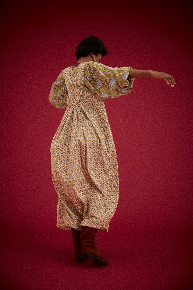 ZOYA BLOCK PRINT MARRAKECH DRESS
