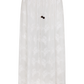 Kinga Csilla Tottori Lace Ode Skirt – white cotton lace maxi skirt with drawstring waist and flowy boho silhouette