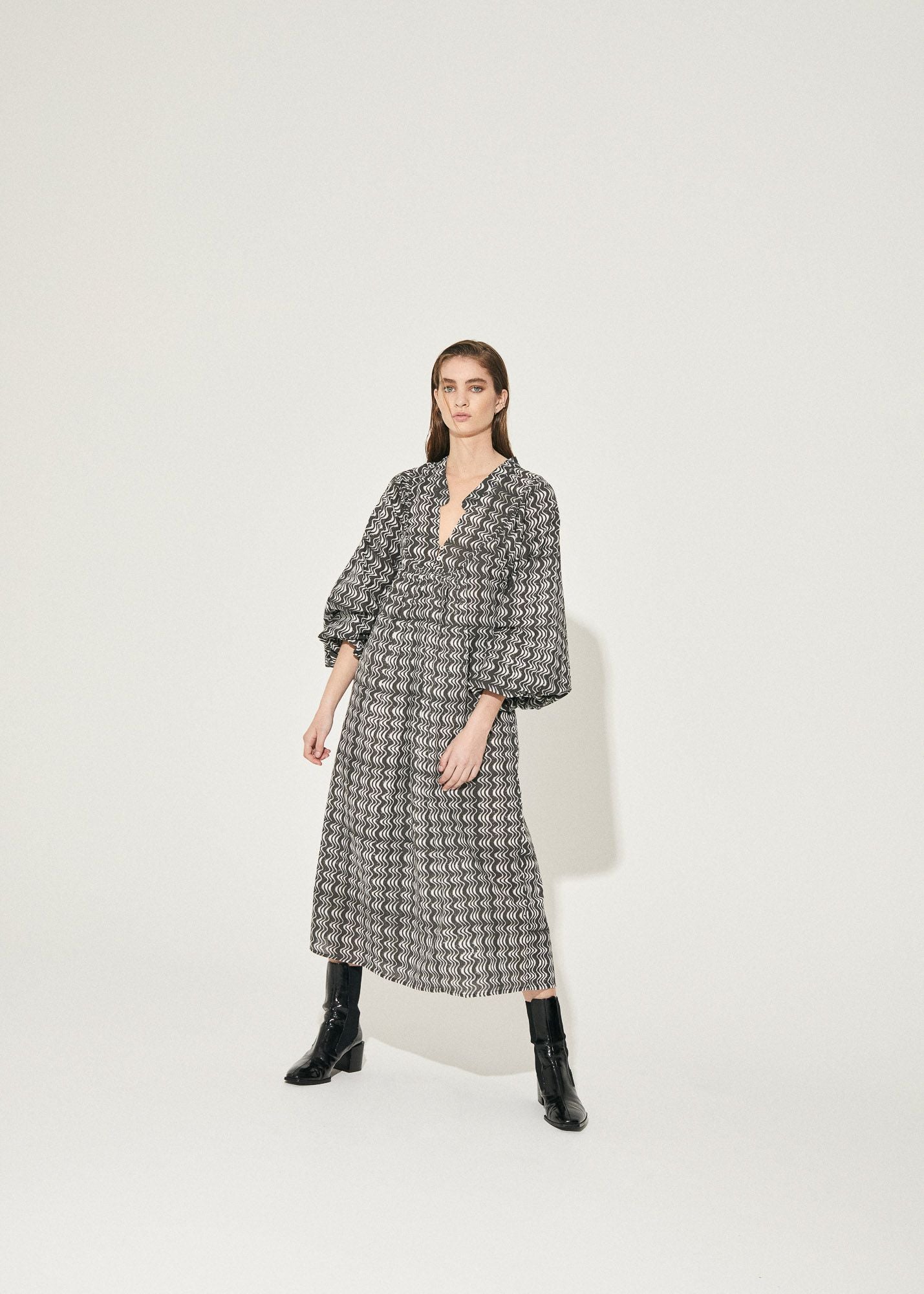 KAAMOS MARRAKESH BUTTON DRESS