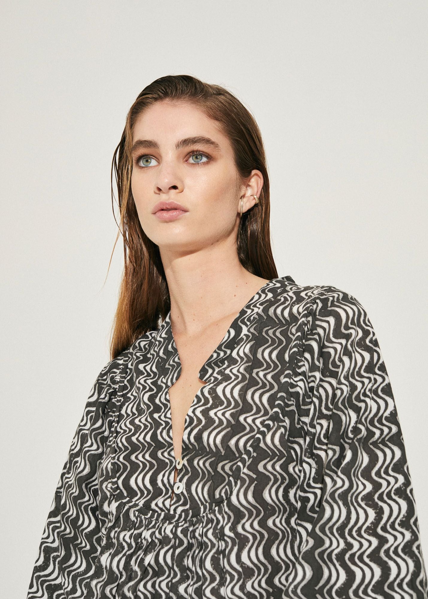 KAAMOS MARRAKESH BUTTON DRESS
