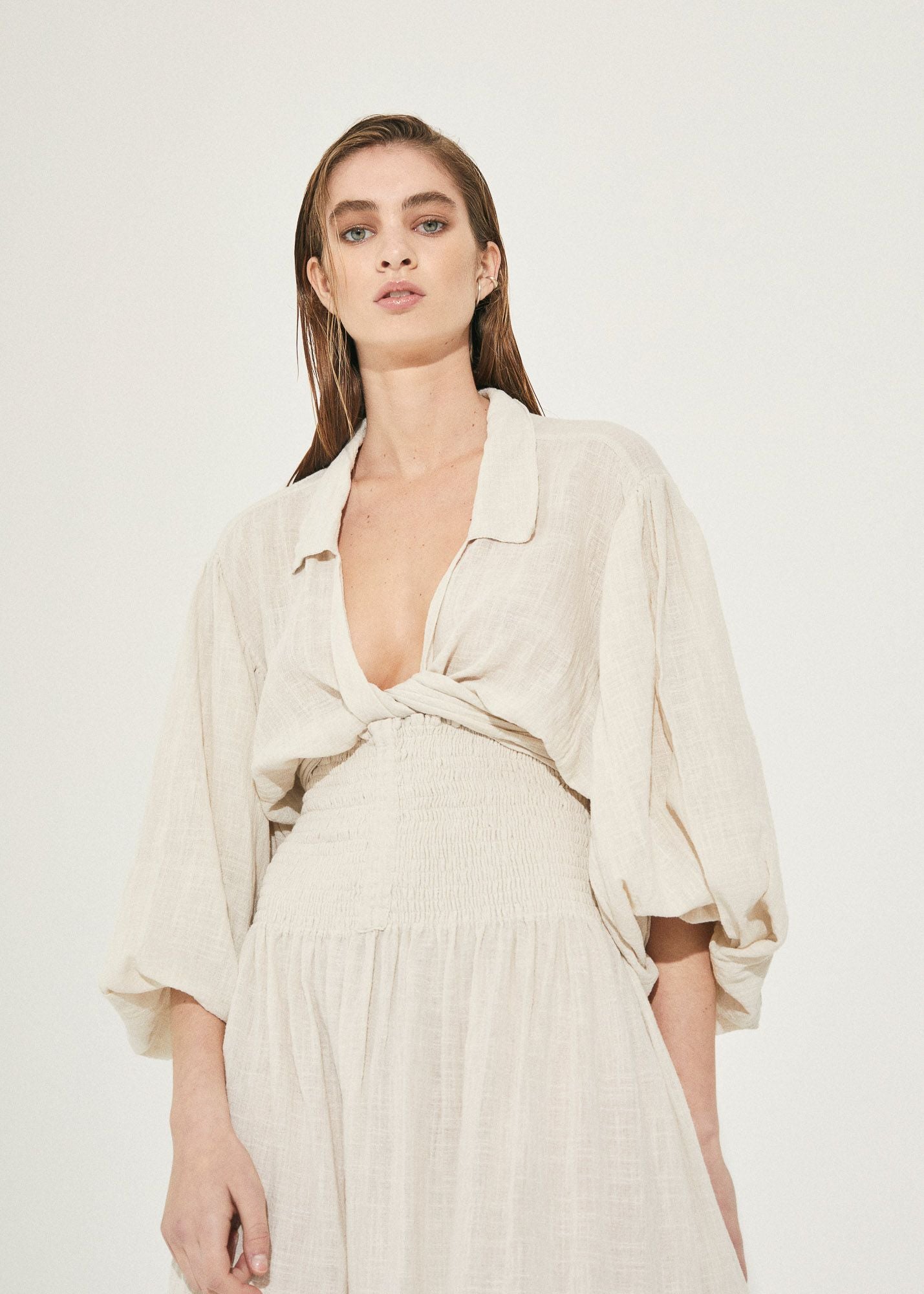 SUPINE WRAP BLOUSE