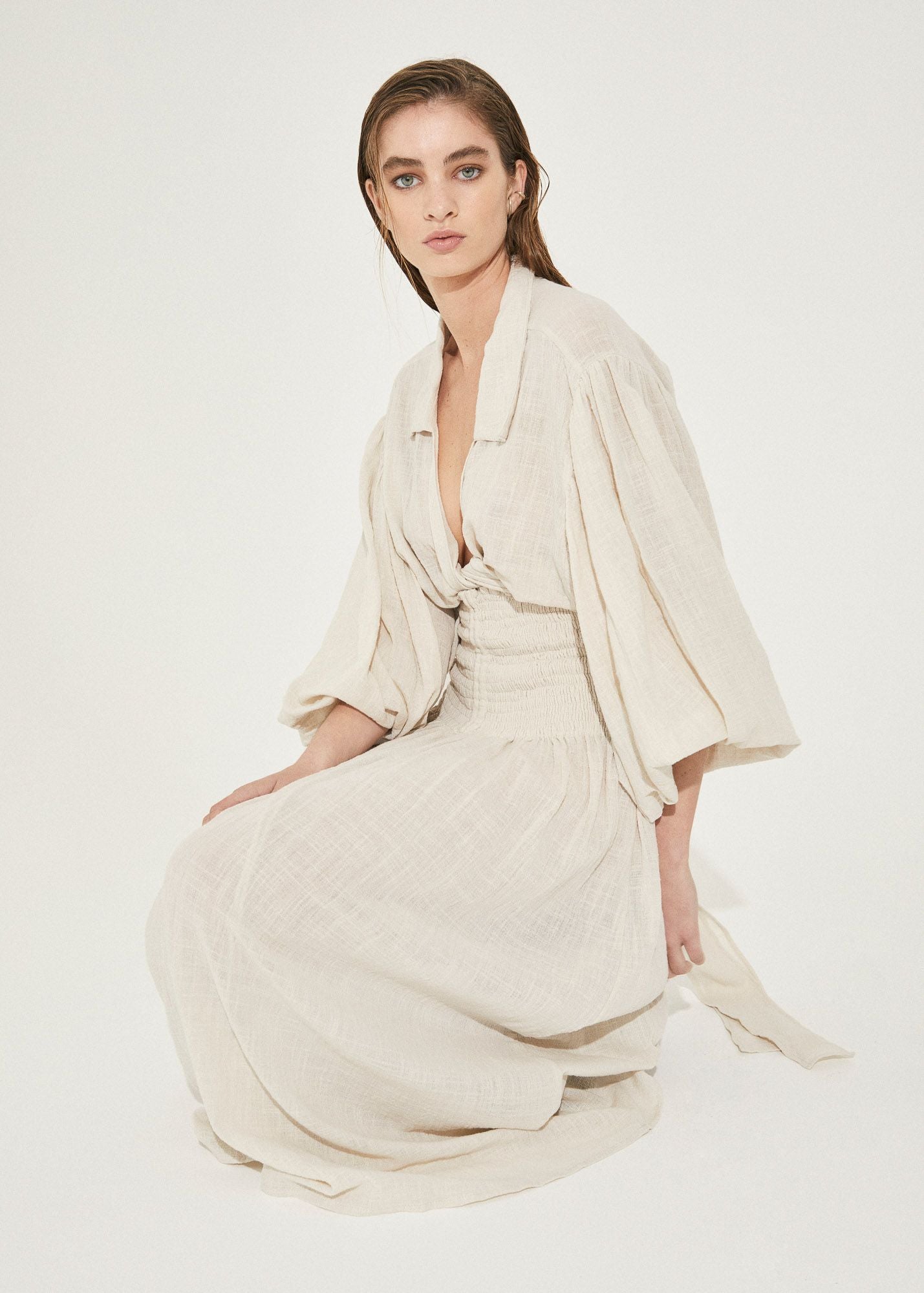 SUPINE WRAP BLOUSE