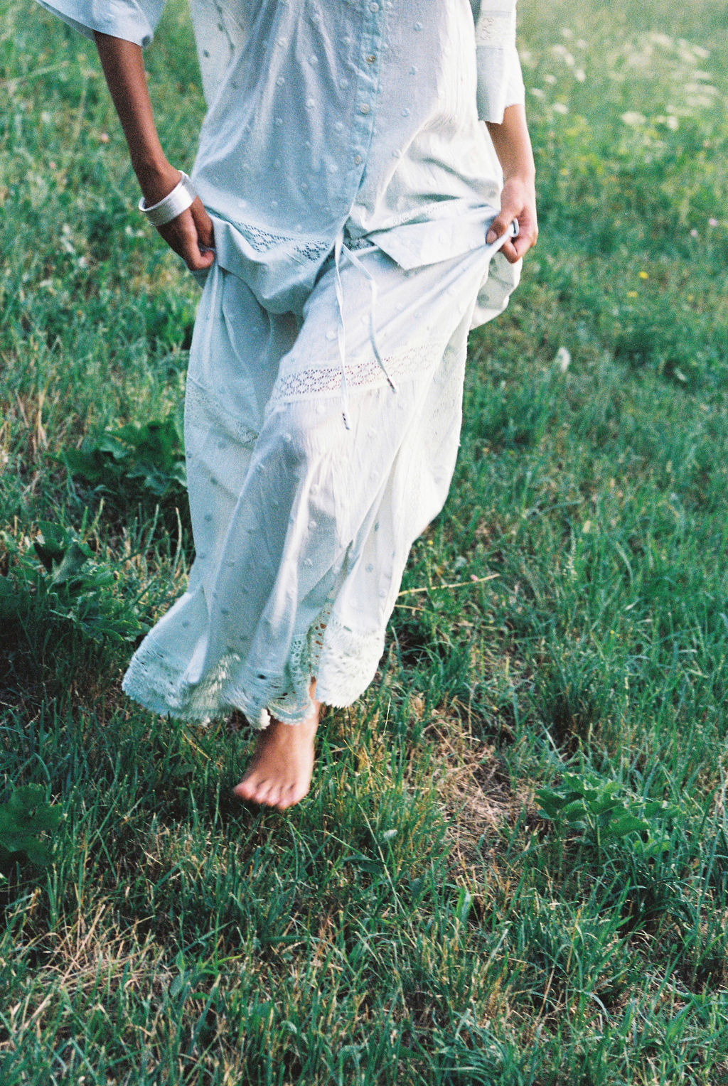 Waves Spot Skirt Set