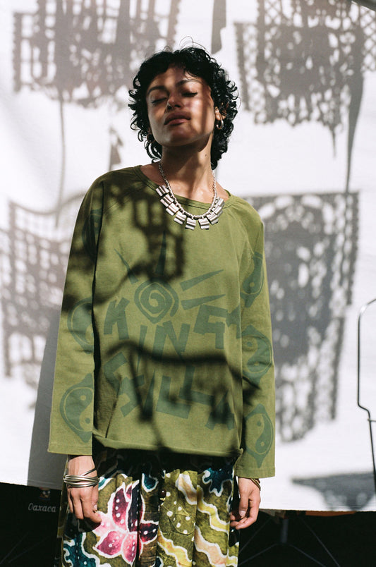PEACE RAW LS TEE