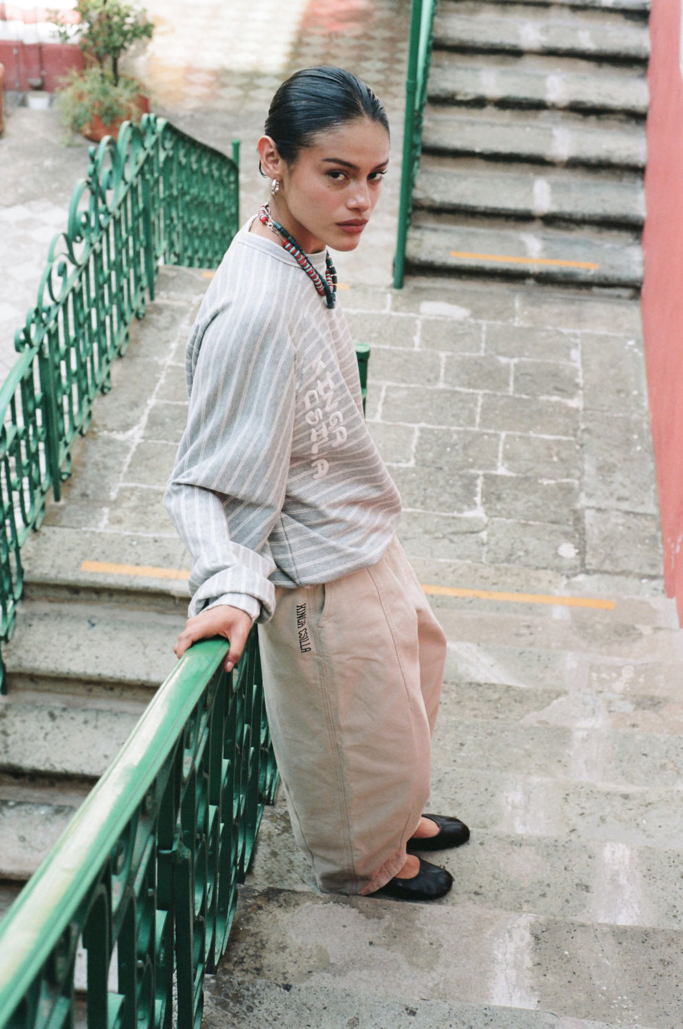 SMOKE STRIPE MED JUMPER