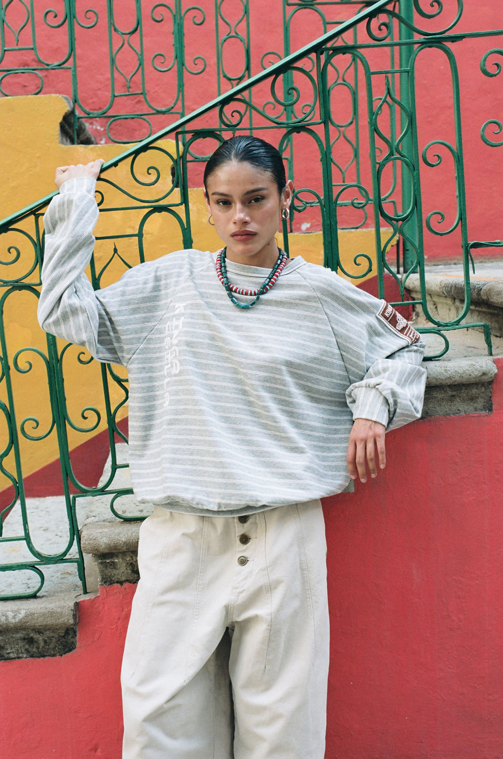 SMOKE STRIPE MED JUMPER