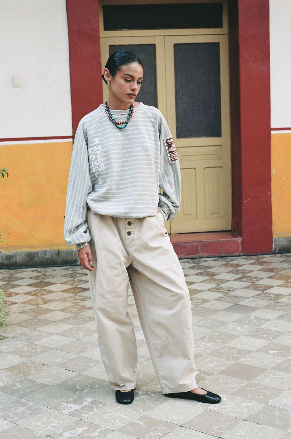 SMOKE STRIPE MED JUMPER
