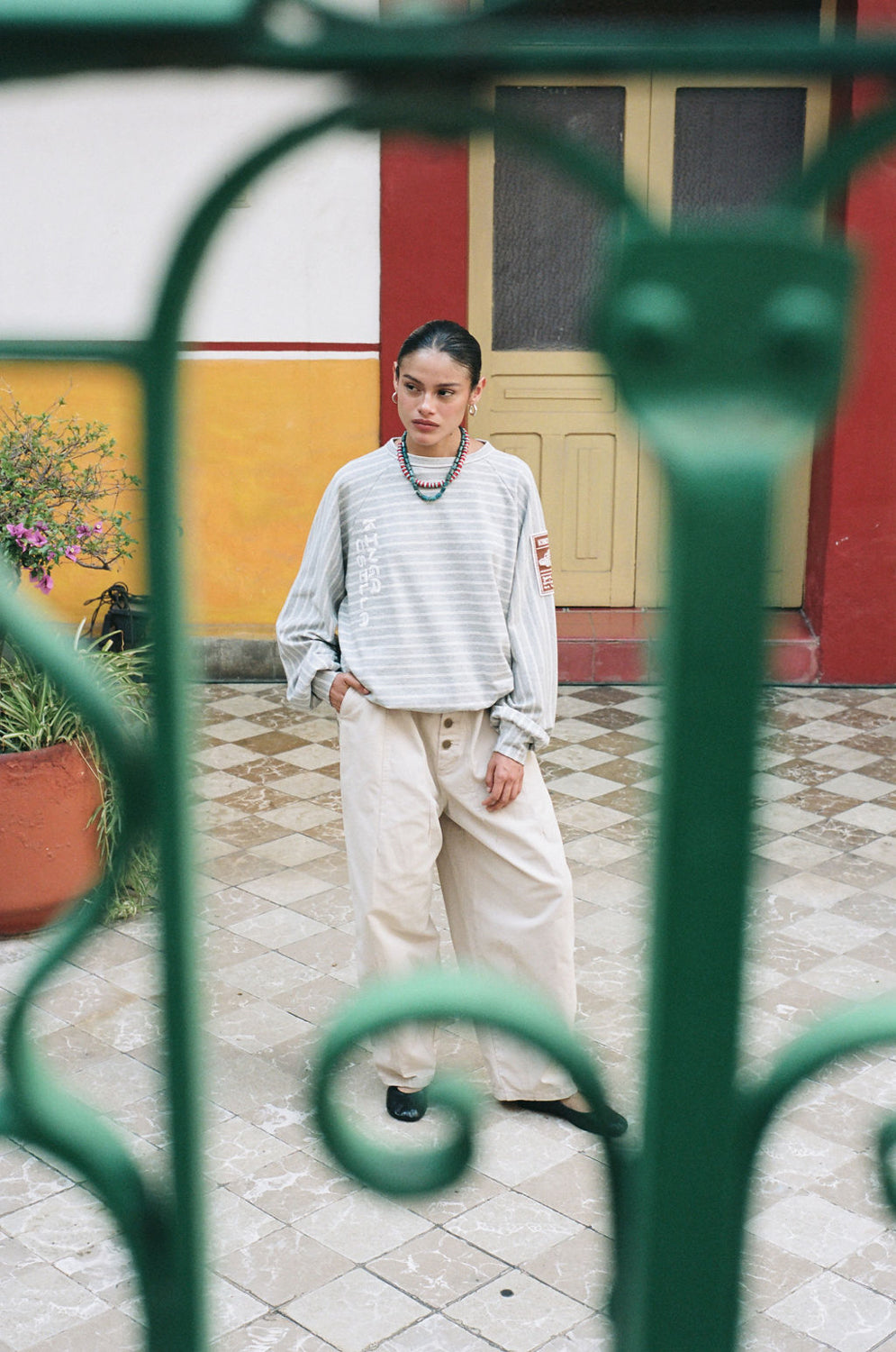 SMOKE STRIPE MED JUMPER