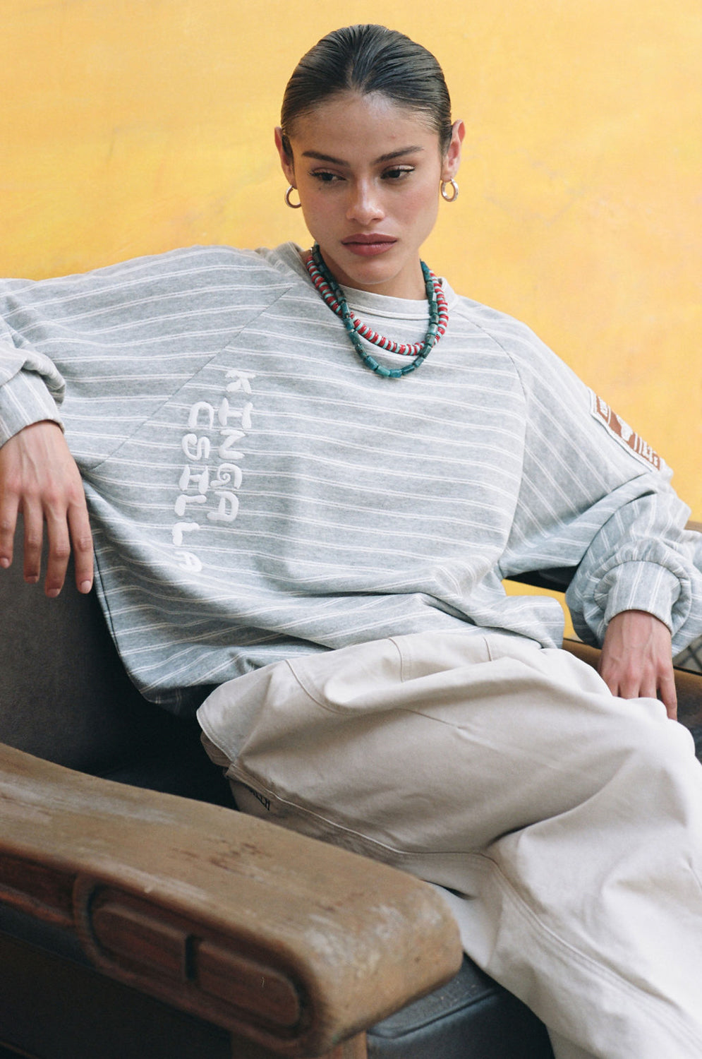 SMOKE STRIPE MED JUMPER