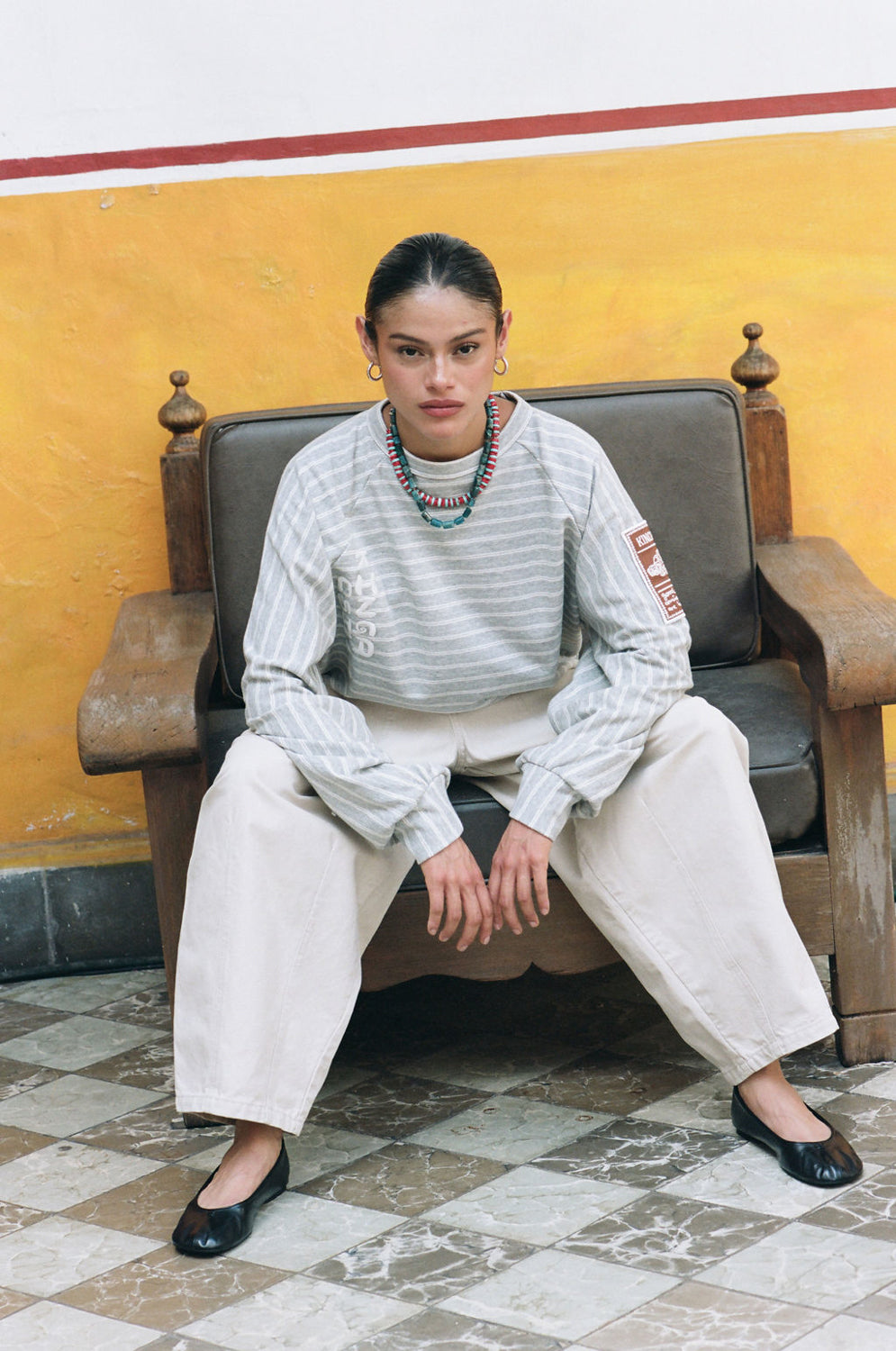 SMOKE STRIPE MED JUMPER