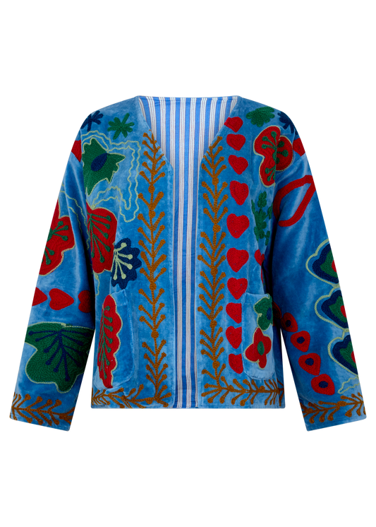 KC SOURCED ARTISANAL EMBROIDERED JACKET