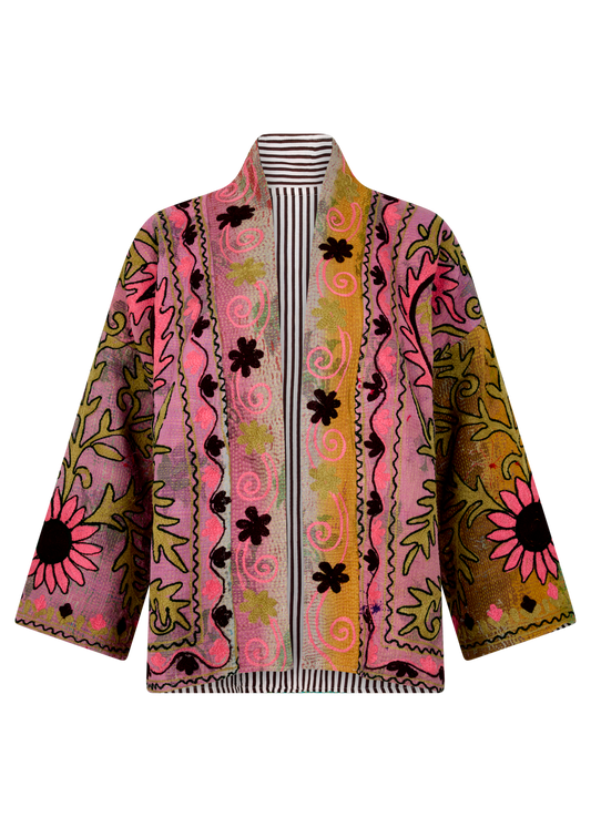 KC SOURCED ARTISANAL EMBROIDERED JACKET