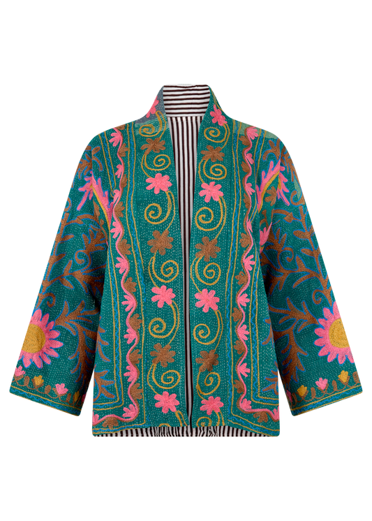 KC SOURCED ARTISANAL EMBROIDERED JACKET