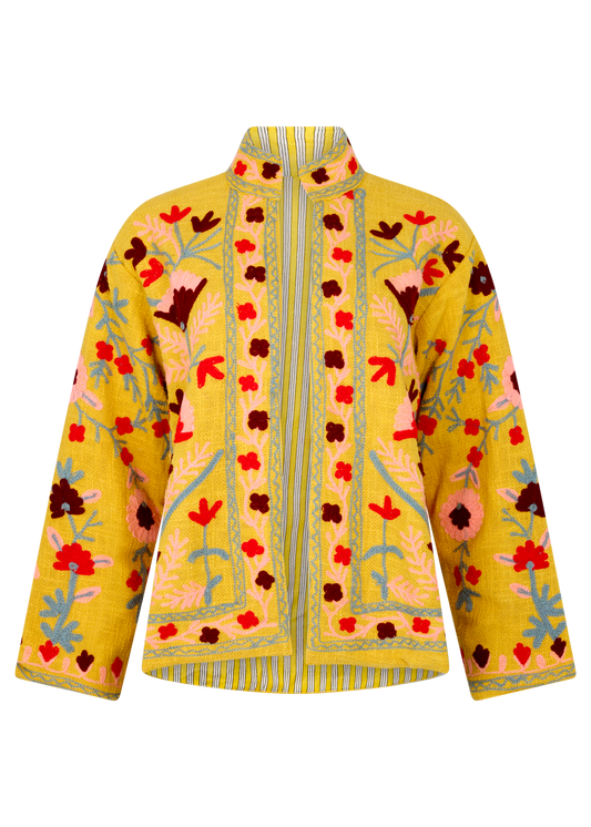 KC SOURCED ARTISANAL EMBROIDERED JACKET