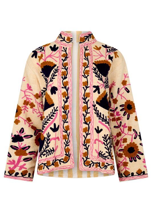 KC SOURCED ARTISANAL EMBROIDERED JACKET