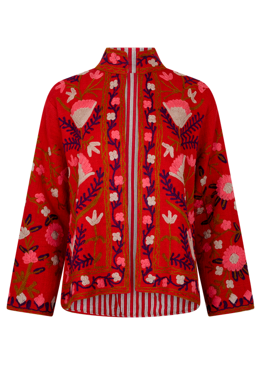 KC SOURCED ARTISANAL EMBROIDERED JACKET