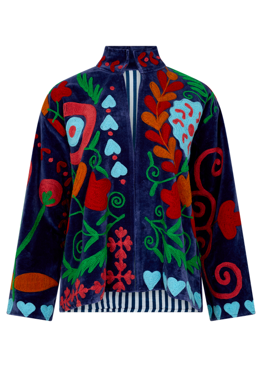 KC SOURCED ARTISANAL EMBROIDERED JACKET