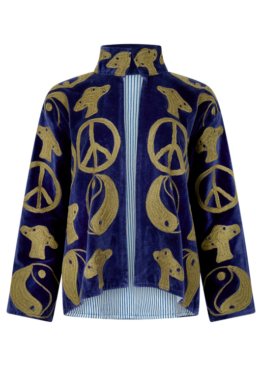 KC SOURCED ARTISANAL EMBROIDERED JACKET