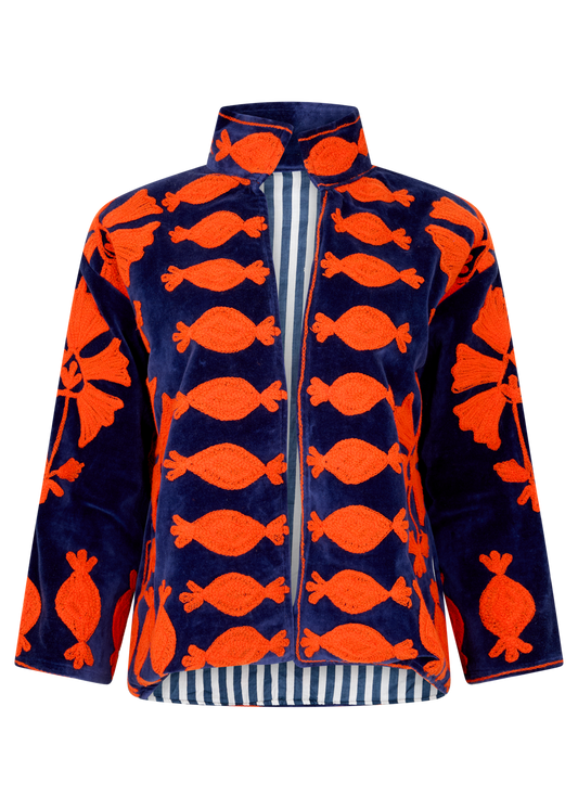 KC SOURCED ARTISANAL EMBROIDERED JACKET