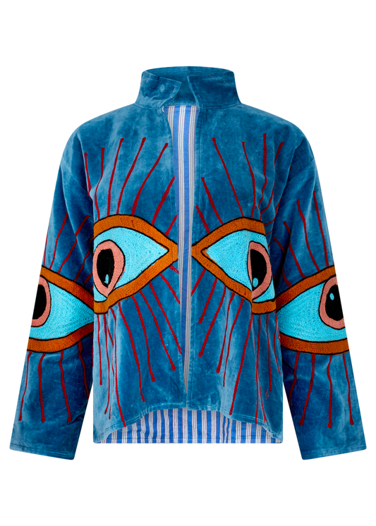 KC SOURCED ARTISANAL EMBROIDERED JACKET