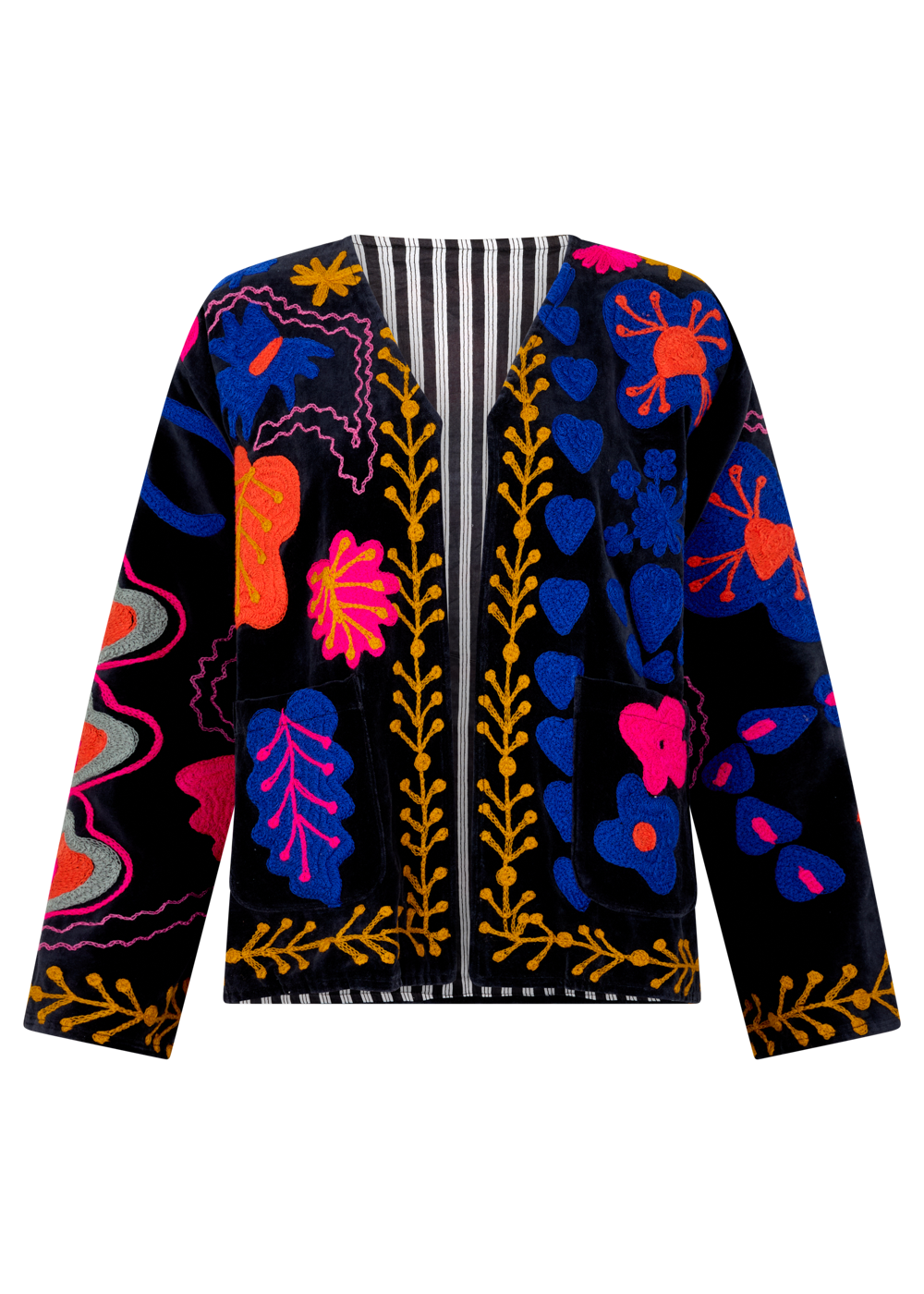 KC SOURCED ARTISANAL EMBROIDERED JACKET
