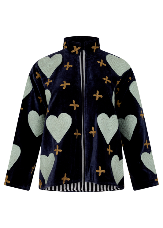 KC SOURCED ARTISANAL EMBROIDERED JACKET