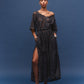 Midnight Lace Primavera Maxi Dress