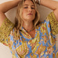 BLUE MILLER LIU BLOUSE