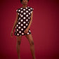 BOWIE SPOT SHIFT MINI DRESS