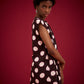 BOWIE SPOT SHIFT MINI DRESS