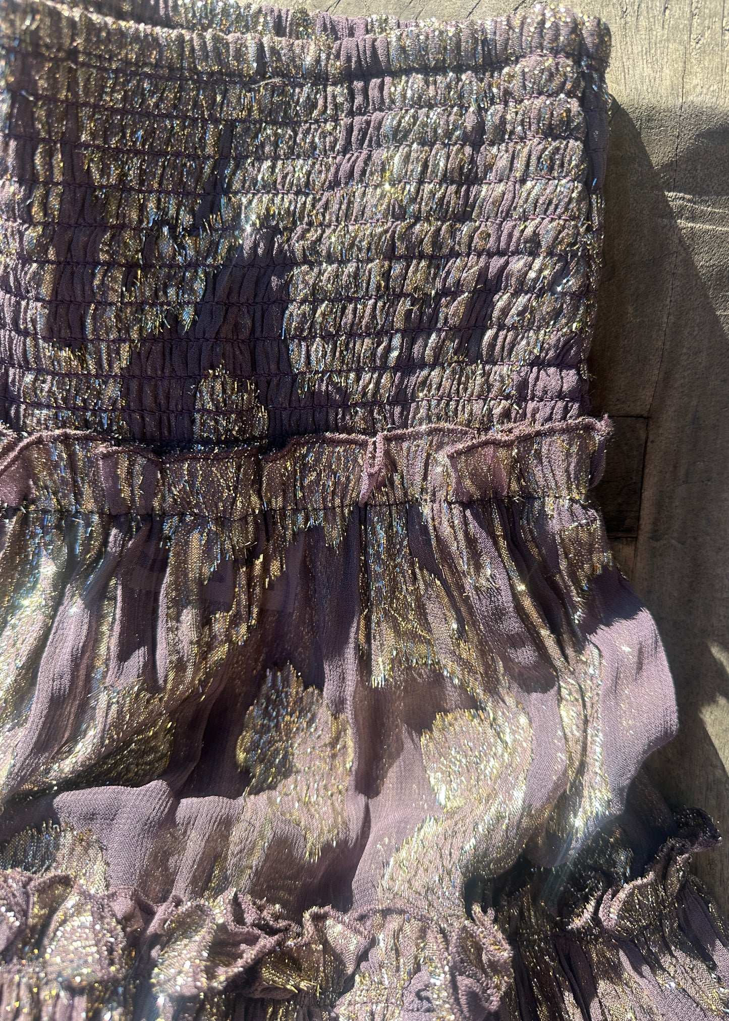 Collector Asa Shirred Maxi Skirt