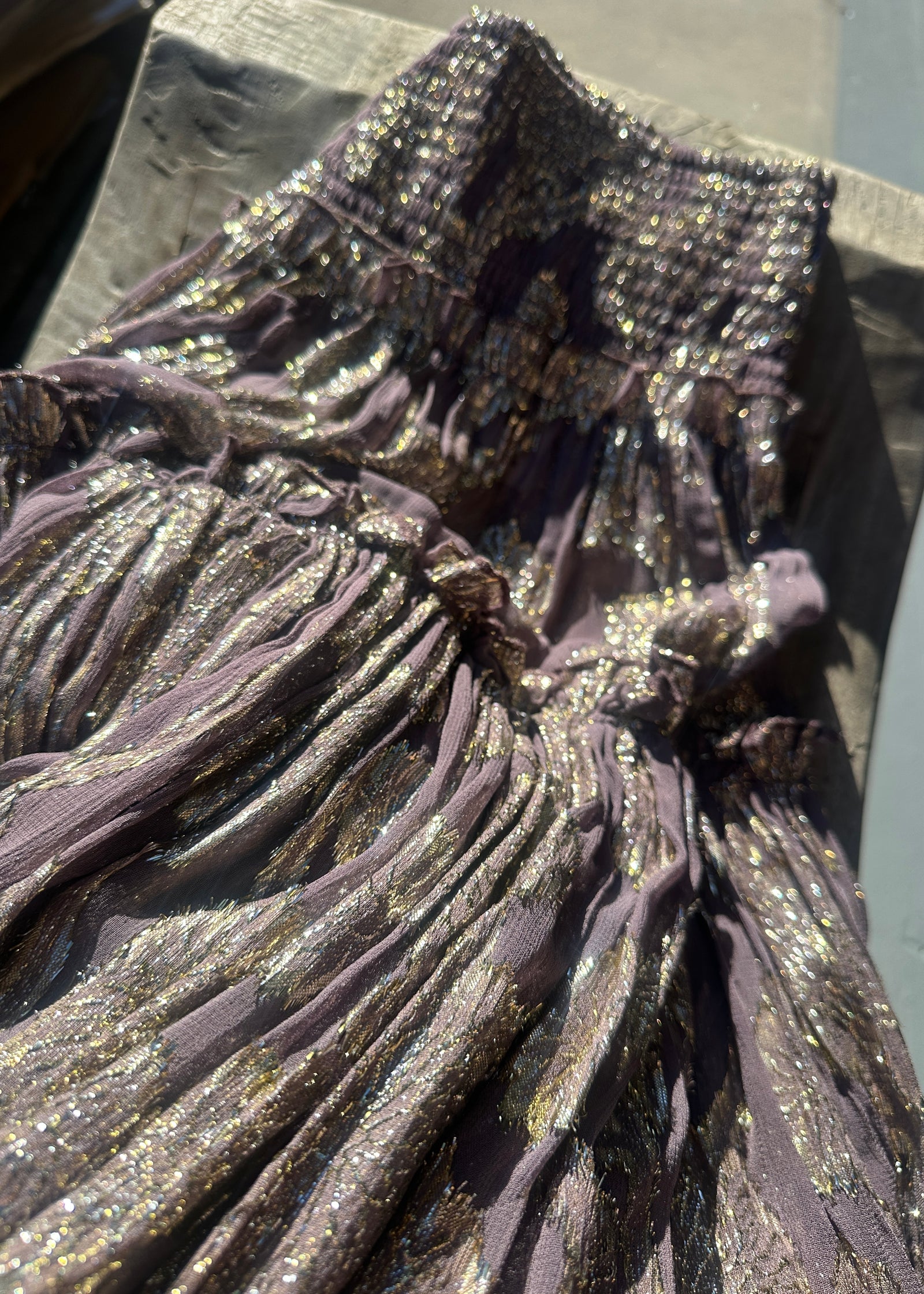 Collector Asa Shirred Maxi Skirt