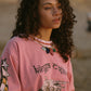FADED CORAL DESERT RACER TEE
