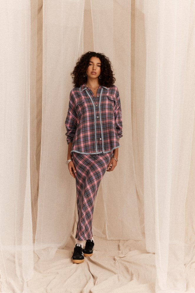 ETOFFE CHECK CHALM SHIRT