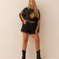 CHARCOAL KC ESSENTIAL DENIM SHORT
